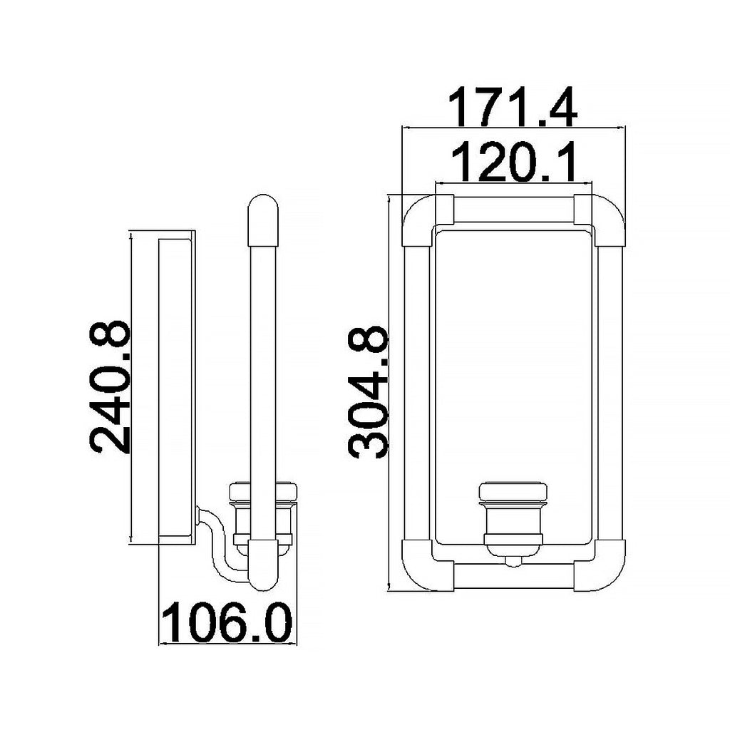 Wandleuchte Imahn (bronzefarben) 1x - Elstead Lighting