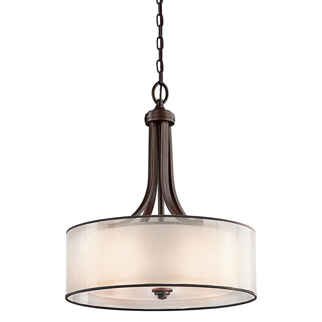 Pendelleuchte Lacey (bronzefarben) 4x - Elstead Lighting