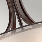 Pendelleuchte Lacey (bronzefarben) 4x - Elstead Lighting