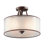 Deckenleuchte Lacey (bronzefarben) 3x - Elstead Lighting