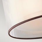 Deckenleuchte Lacey (bronzefarben) 3x - Elstead Lighting