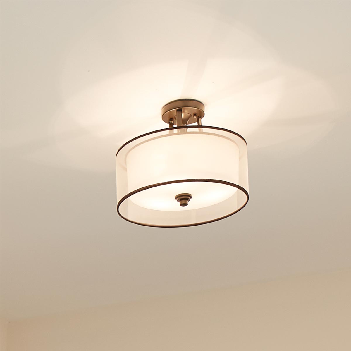 Deckenleuchte Lacey (bronzefarben) 3x - Elstead Lighting