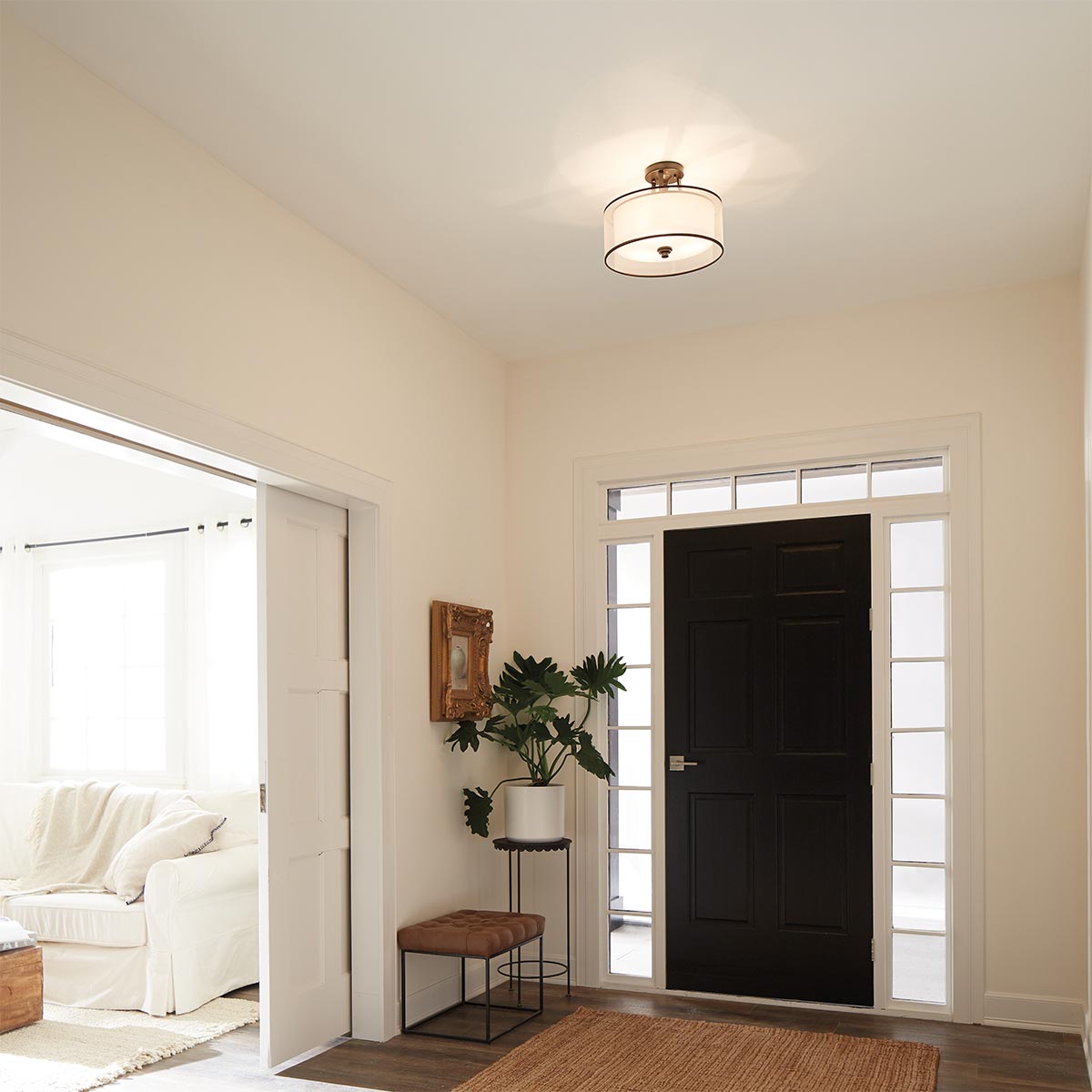 Deckenleuchte Lacey (bronzefarben) 3x - Elstead Lighting