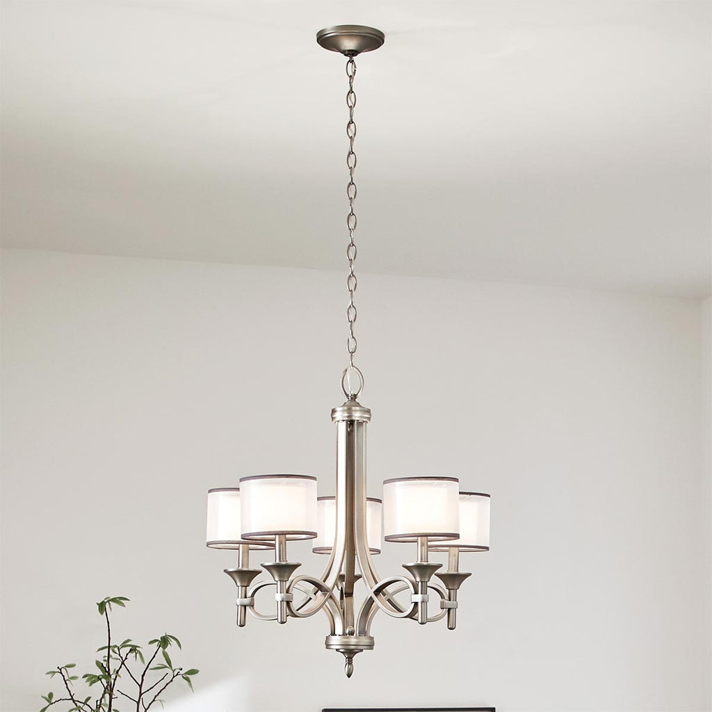 Pendelleuchte Lacey (Antique Pewter) 5x - Elstead Lighting