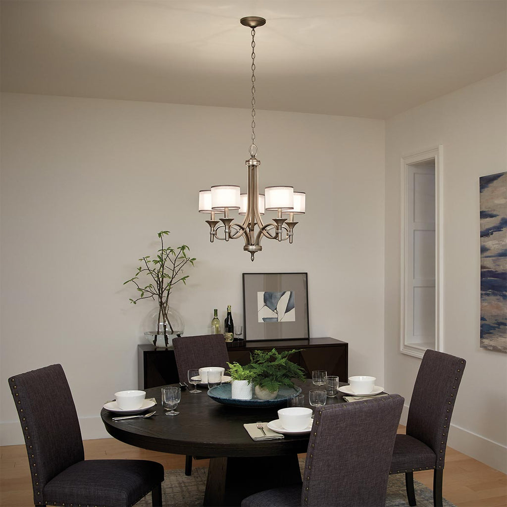Pendelleuchte Lacey (Antique Pewter) 5x - Elstead Lighting