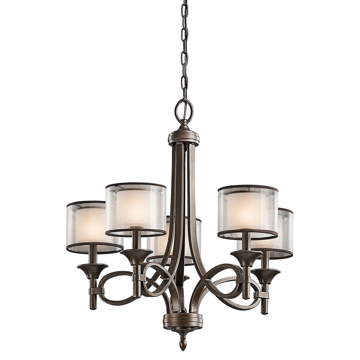 Pendelleuchte Lacey (bronzefarben) 5x - Elstead Lighting