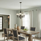 Pendelleuchte Lacey (bronzefarben) 5x - Elstead Lighting