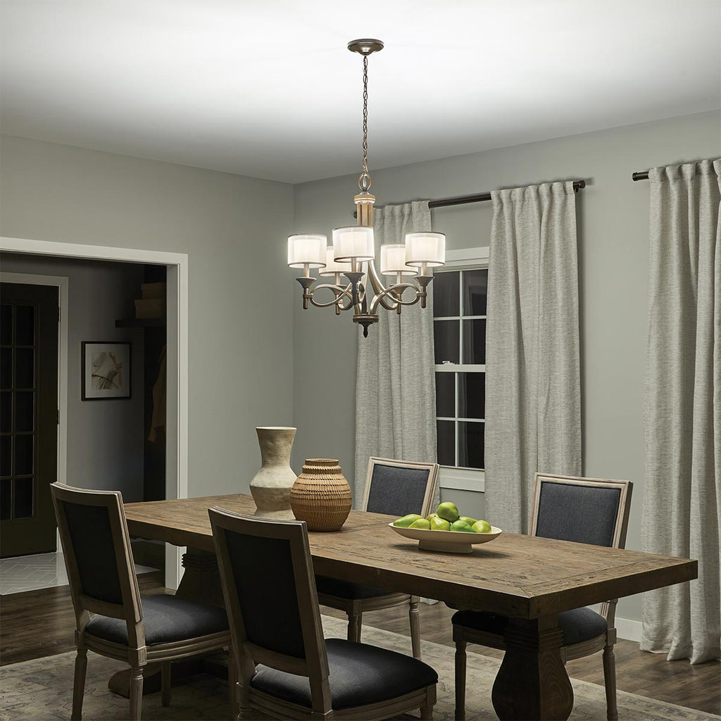 Pendelleuchte Lacey (bronzefarben) 5x - Elstead Lighting