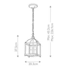 Pendelleuchte Larkin (Nickel) 2x - Elstead Lighting