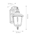 Außen-Wandleuchte Luverne (bronzefarben) 1x - Elstead Lighting