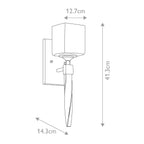 Bad-Wandleuchte Marette (schwarz) 1x - Elstead Lighting