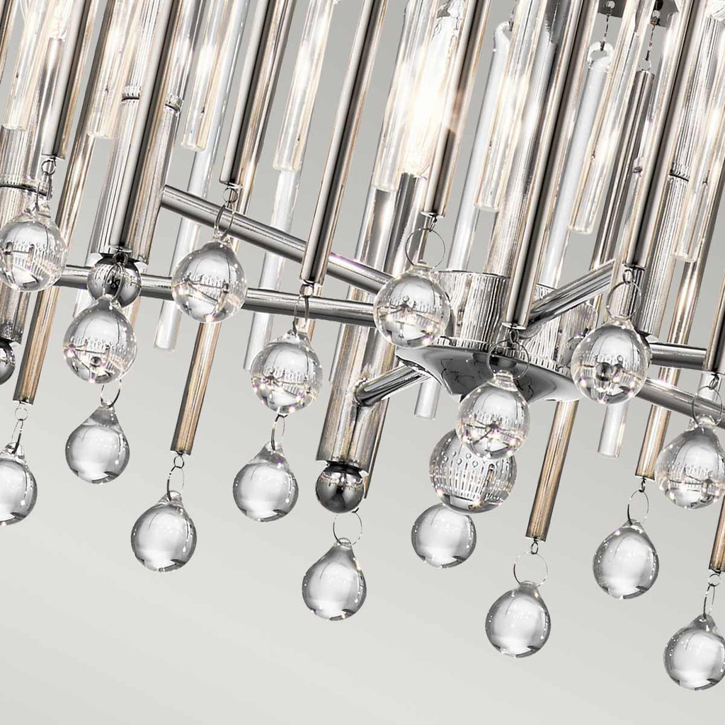 Pendelleuchte Piper (verchromt) 6x - Elstead Lighting