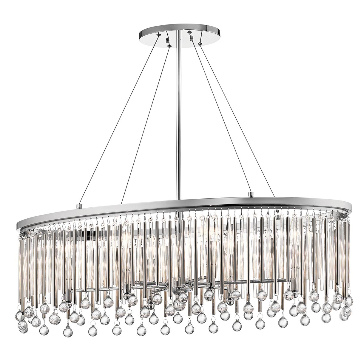 Pendelleuchte Piper (verchromt) 6x - Elstead Lighting