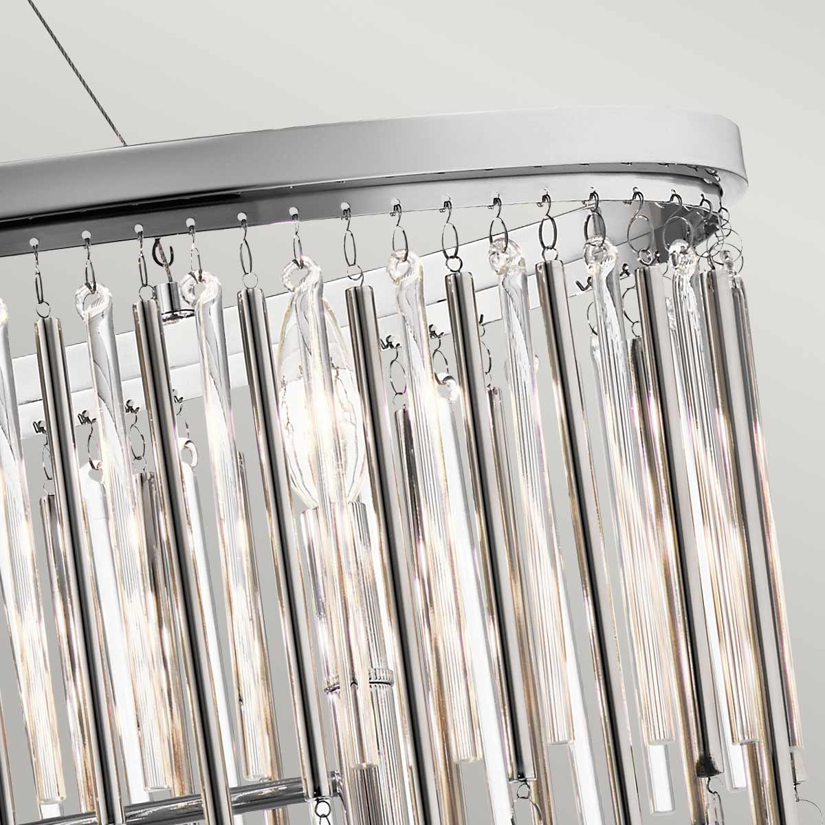 Pendelleuchte Piper (verchromt) 6x - Elstead Lighting