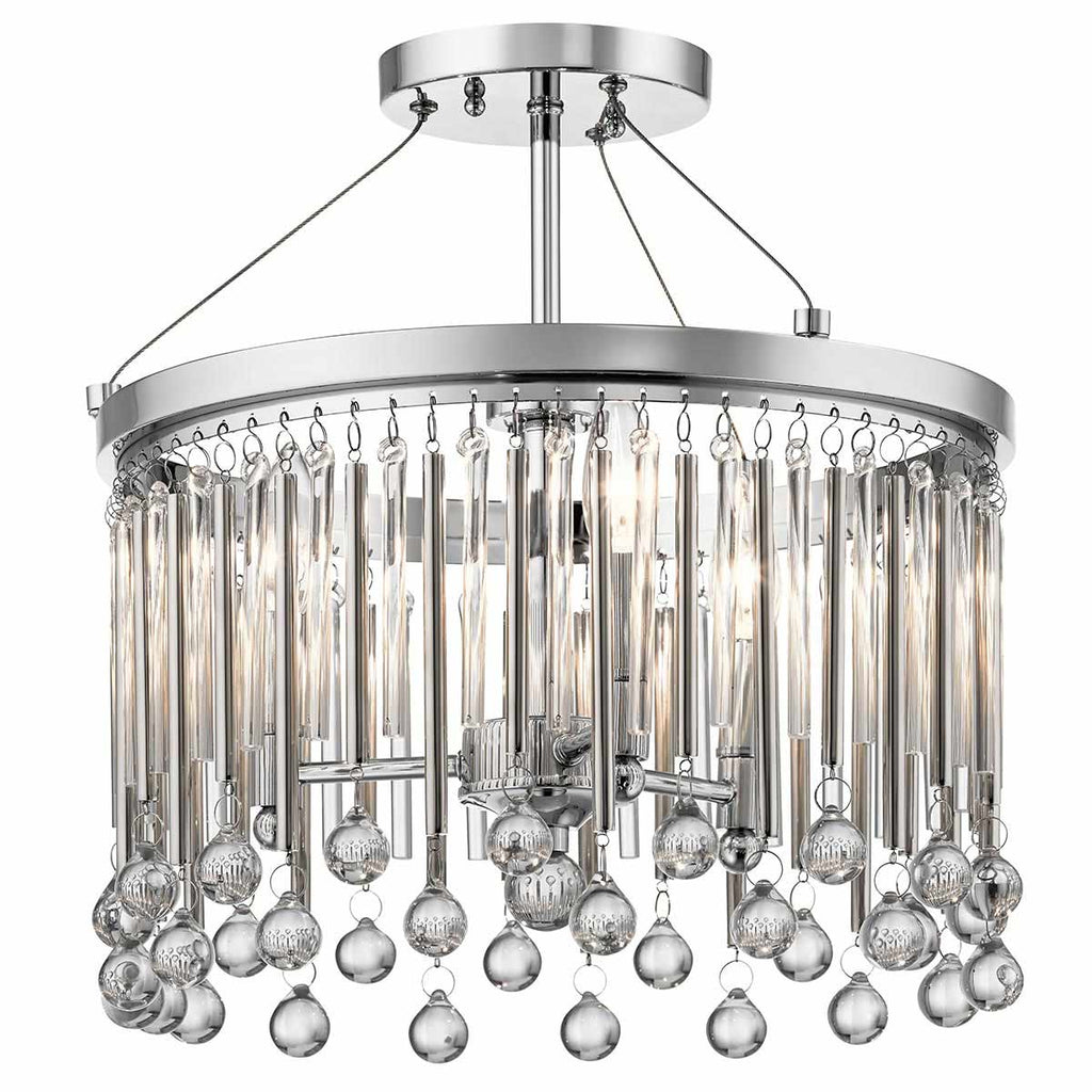 Deckenleuchte Piper (verchromt) 3x - Elstead Lighting