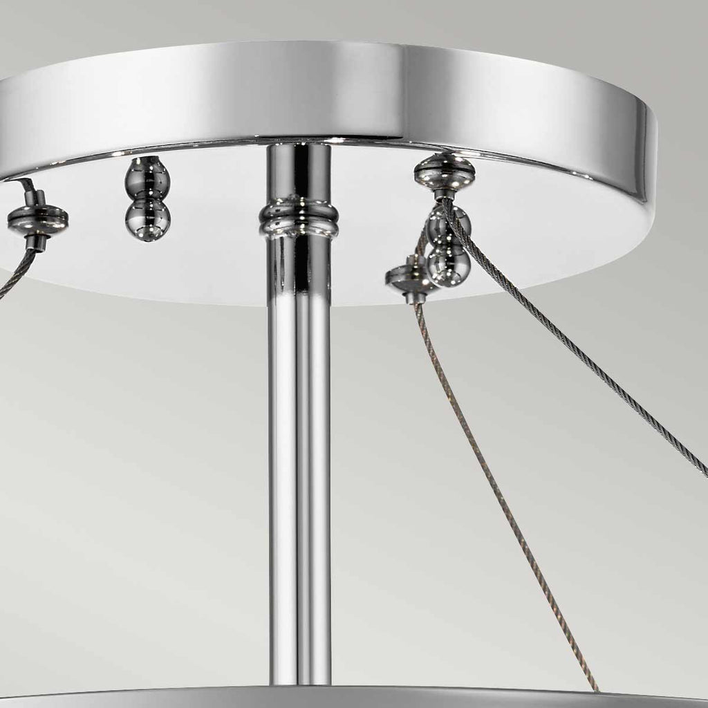 Deckenleuchte Piper (verchromt) 3x - Elstead Lighting