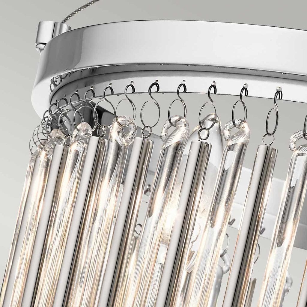 Deckenleuchte Piper (verchromt) 3x - Elstead Lighting