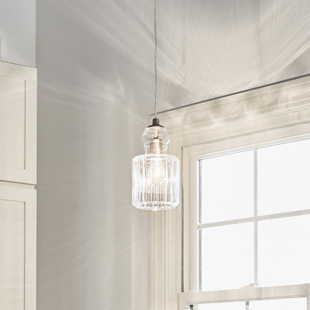 Pendelleuchte Riviera (Nickel) 1x - Elstead Lighting