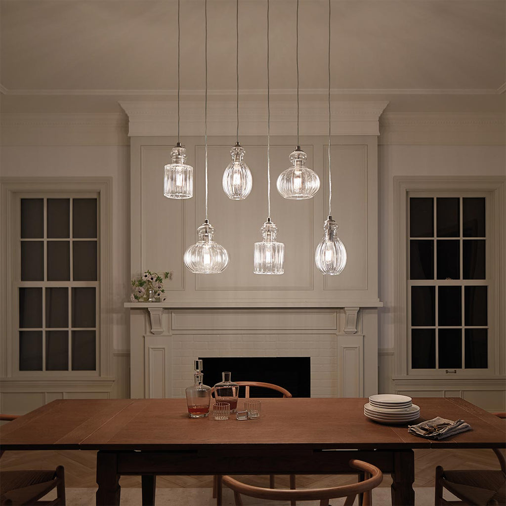 Pendelleuchte Riviera (Nickel) 1x - Elstead Lighting