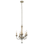 Pendelleuchte Rosalie (goldfarben) 5x - Elstead Lighting