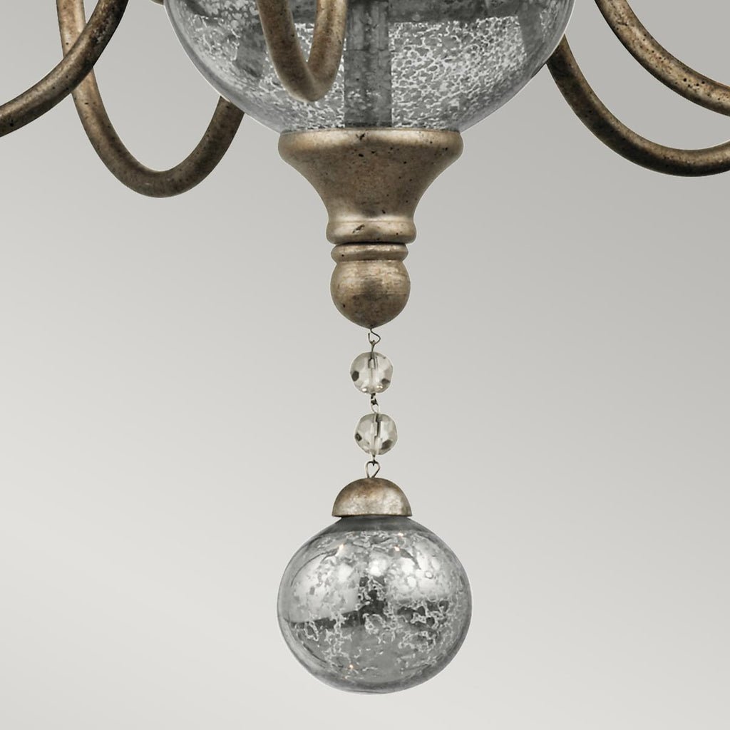 Pendelleuchte Rosalie (goldfarben) 5x - Elstead Lighting