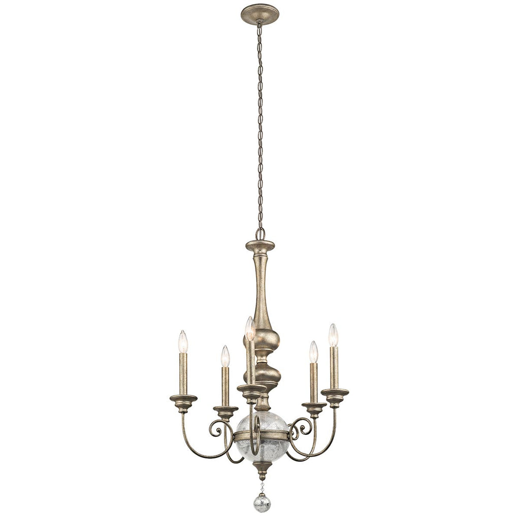 Pendelleuchte Rosalie (goldfarben) 5x - Elstead Lighting