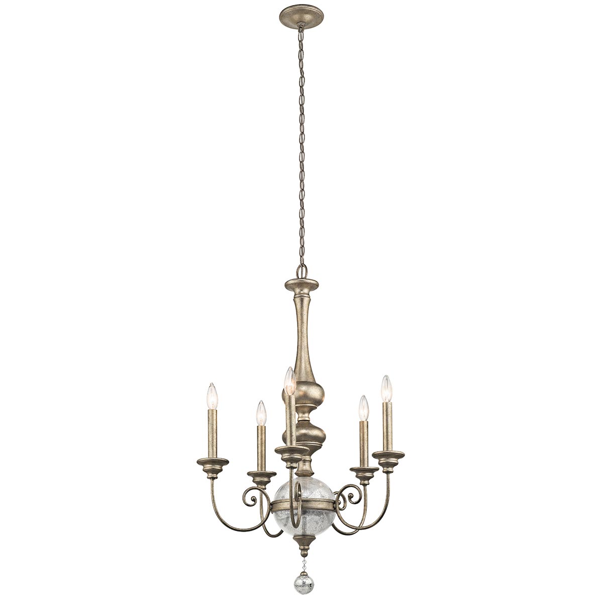 Pendelleuchte Rosalie (goldfarben) 5x - Elstead Lighting