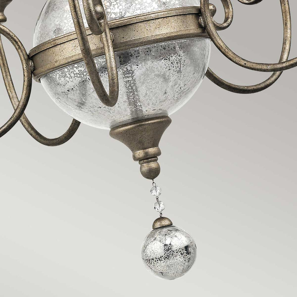 Pendelleuchte Rosalie (goldfarben) 5x - Elstead Lighting
