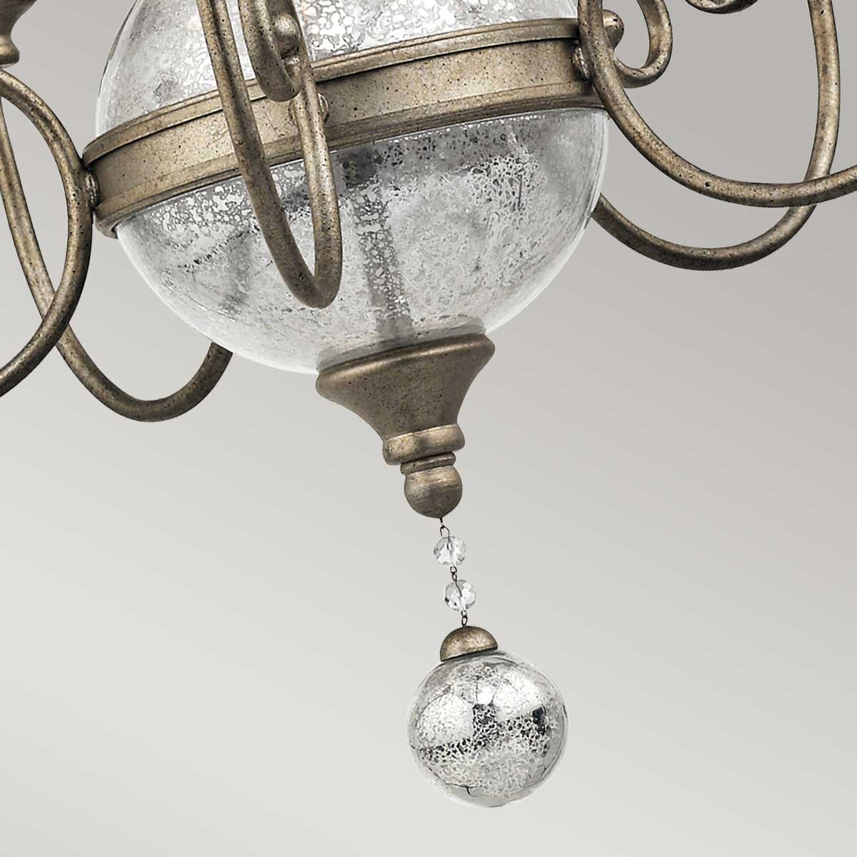 Pendelleuchte Rosalie (goldfarben) 5x - Elstead Lighting