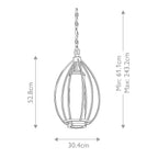 Pendelleuchte Rosalie (goldfarben) 1x - Elstead Lighting