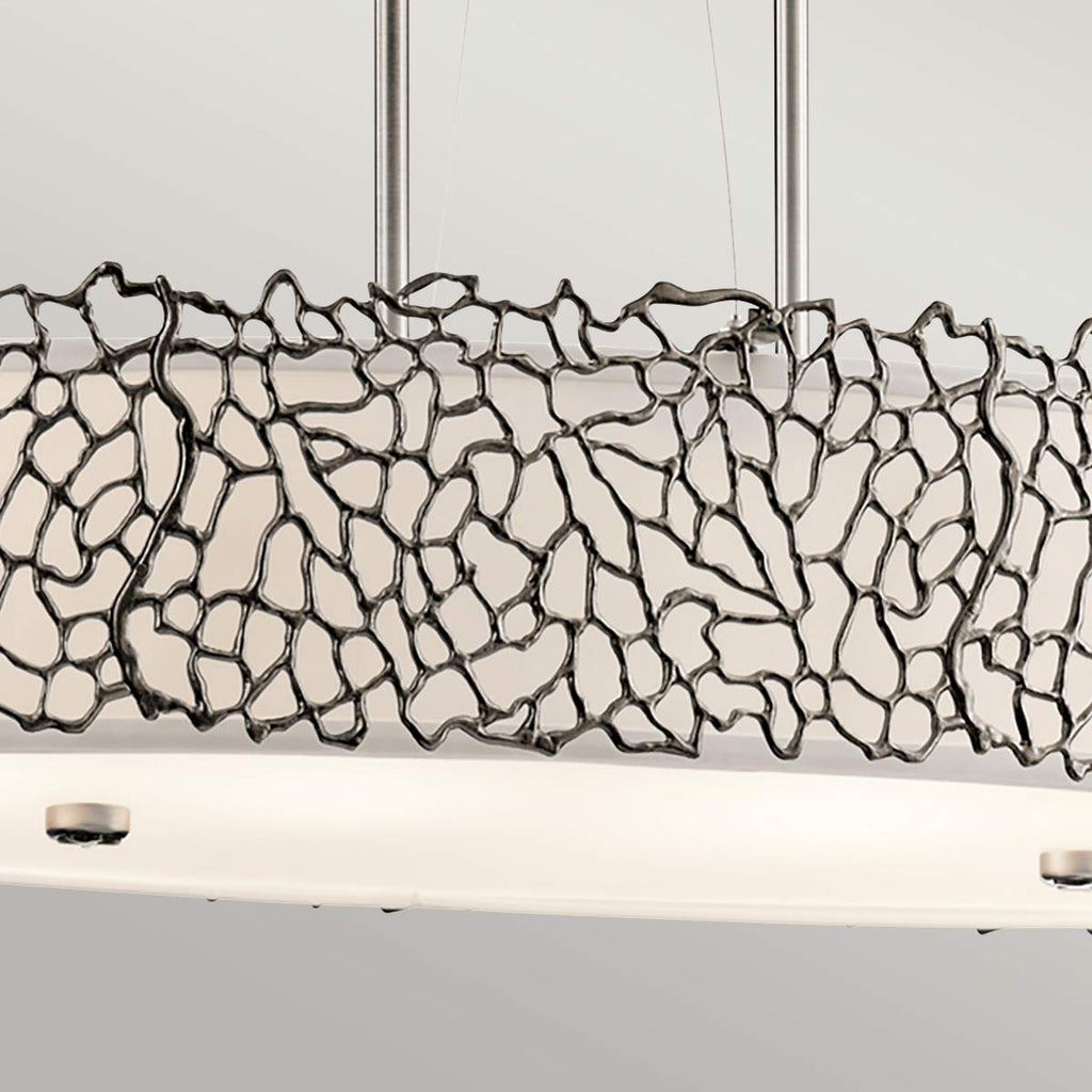 Pendelleuchte Silver Coral (Classic Pewter) 4x - Elstead Lighting