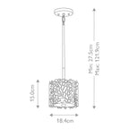 Pendelleuchte Silver Coral (Classic Pewter) 1x - Elstead Lighting