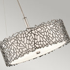 Pendelleuchte Silver Coral (Classic Pewter) 3x - Elstead Lighting