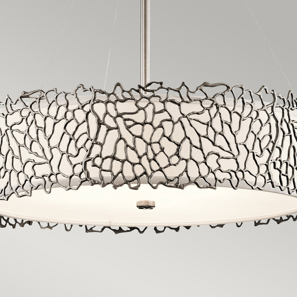 Pendelleuchte Silver Coral (Classic Pewter) 4x - Elstead Lighting