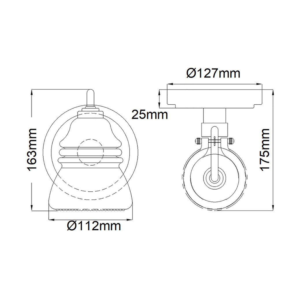 Bad-Wandleuchte Talland (verchromt) 1x - Elstead Lighting