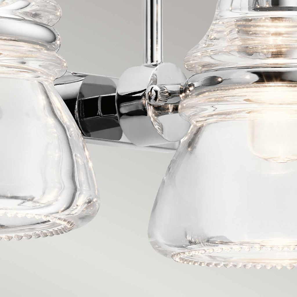 Bad-Wandleuchte Talland (verchromt) 2x - Elstead Lighting