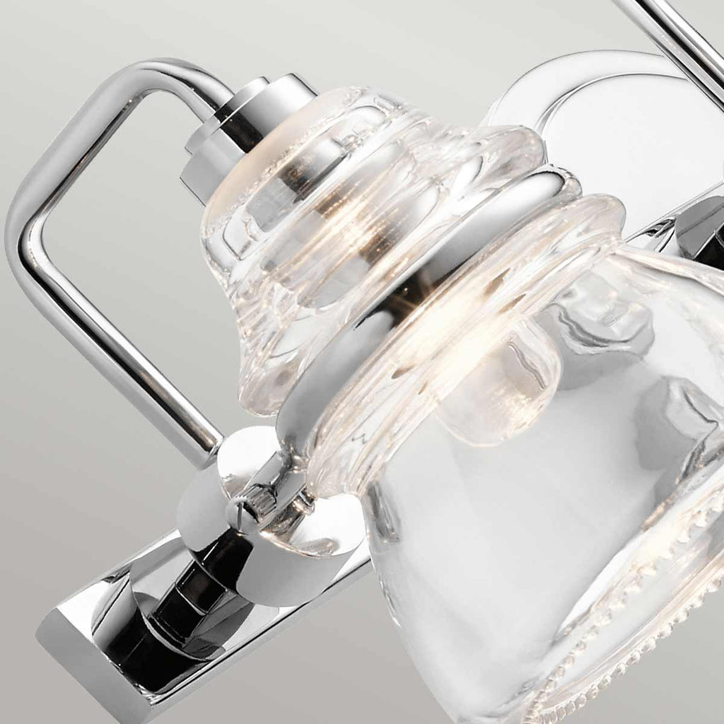 Bad-Wandleuchte Talland (verchromt) 3x - Elstead Lighting