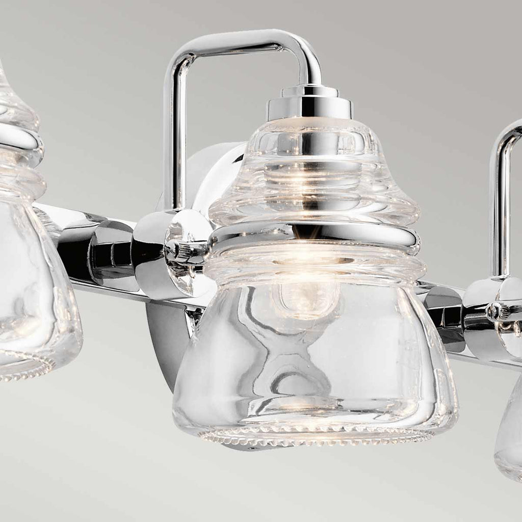 Bad-Wandleuchte Talland (verchromt) 4x - Elstead Lighting
