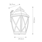 Außen-Wandleuchte Tangier (bronzefarben) 1x - Elstead Lighting