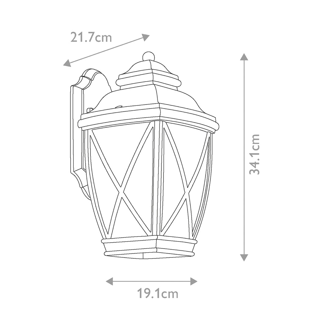 Außen-Wandleuchte Tangier (bronzefarben) 1x - Elstead Lighting