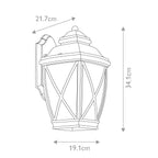 Außen-Wandleuchte Tangier (bronzefarben) 1x - Elstead Lighting