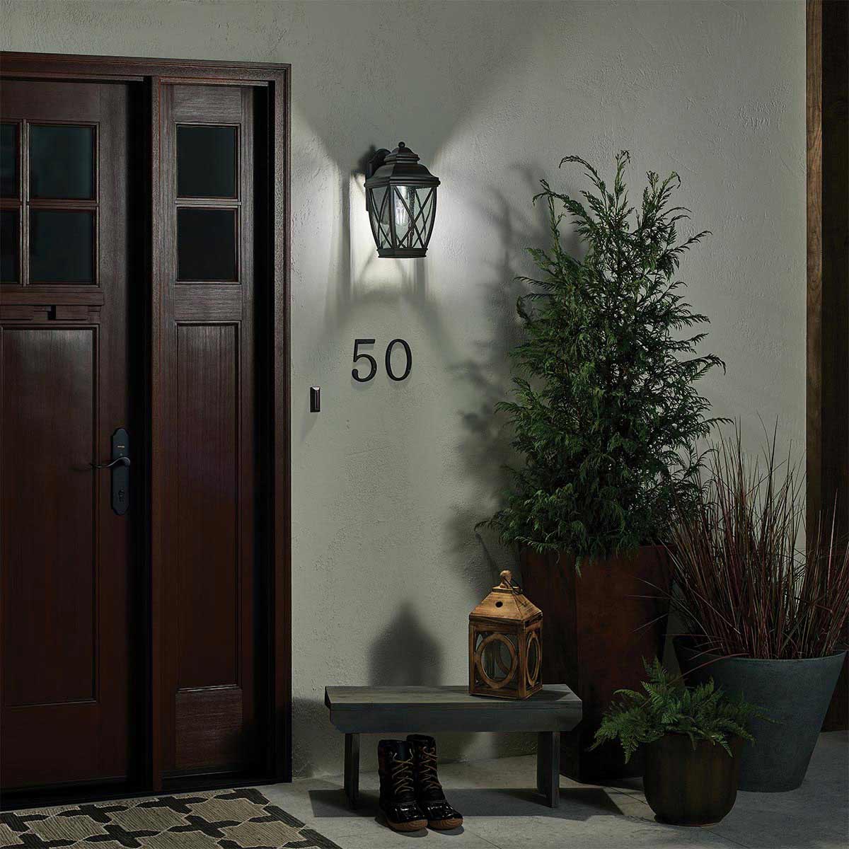 Außen-Wandleuchte Tangier (bronzefarben) 1x - Elstead Lighting