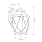 Außen-Wandleuchte Tangier (bronzefarben) 1x - Elstead Lighting