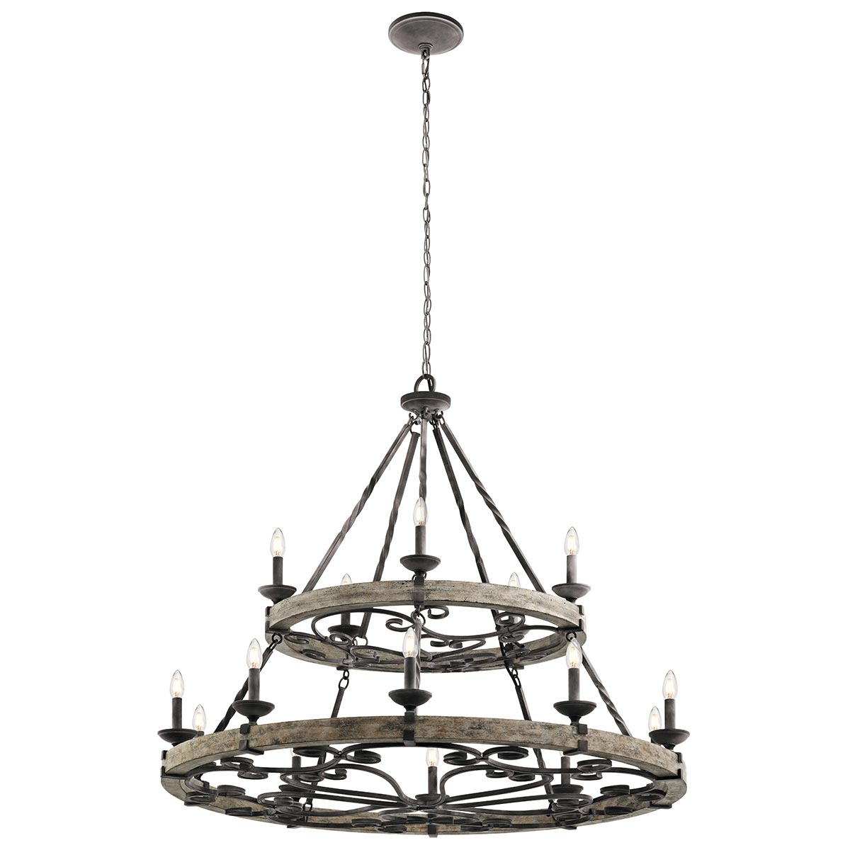Pendelleuchte Taulbee (zinkfarben) 15x - Elstead Lighting