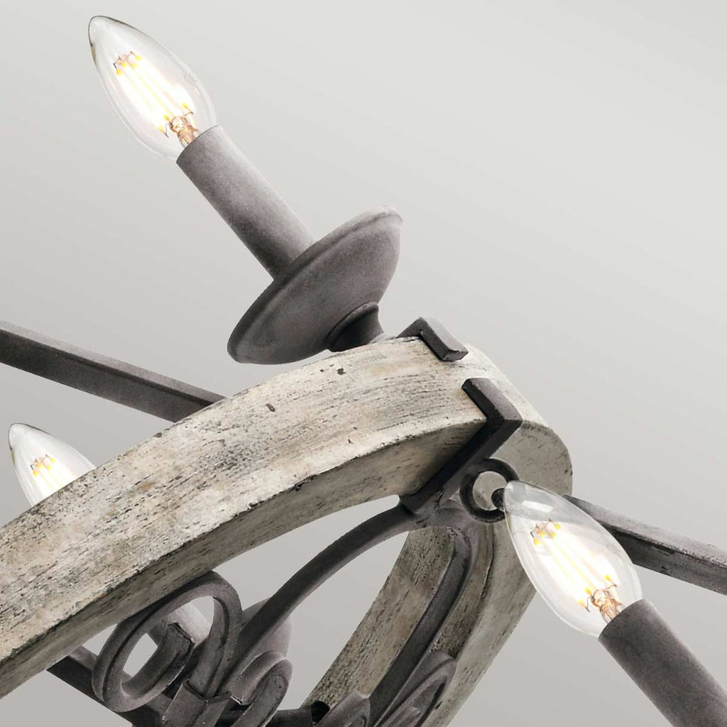 Pendelleuchte Taulbee (zinkfarben) 15x - Elstead Lighting