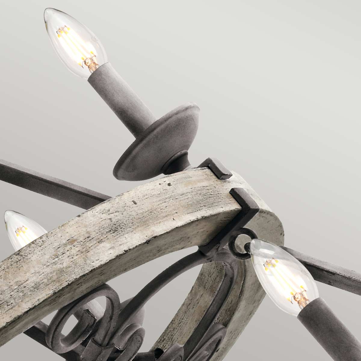 Pendelleuchte Taulbee (zinkfarben) 15x - Elstead Lighting