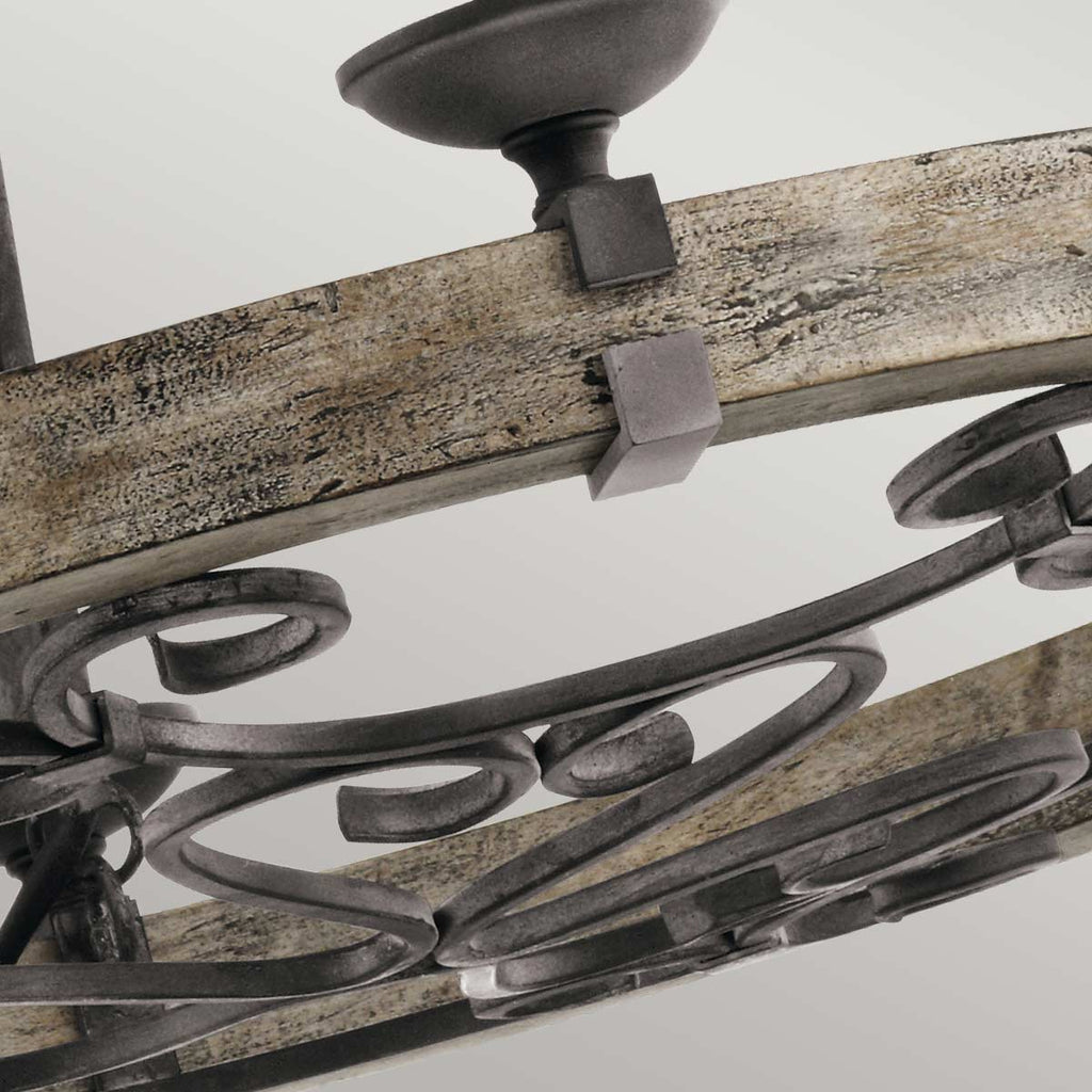 Pendelleuchte Taulbee (zinkfarben) 6x - Elstead Lighting