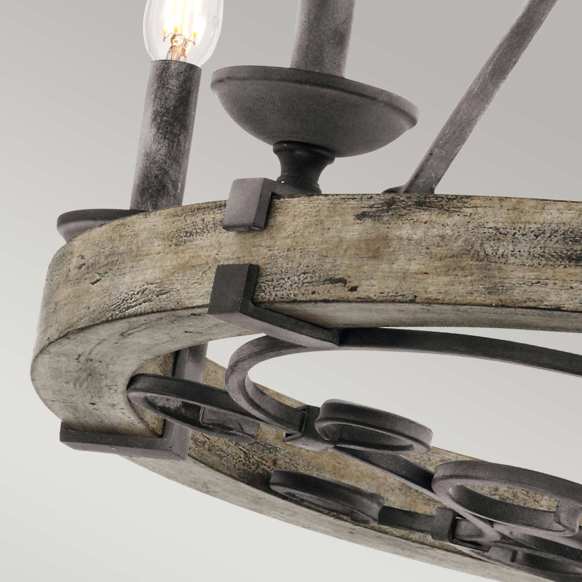 Pendelleuchte Taulbee (zinkfarben) 6x - Elstead Lighting