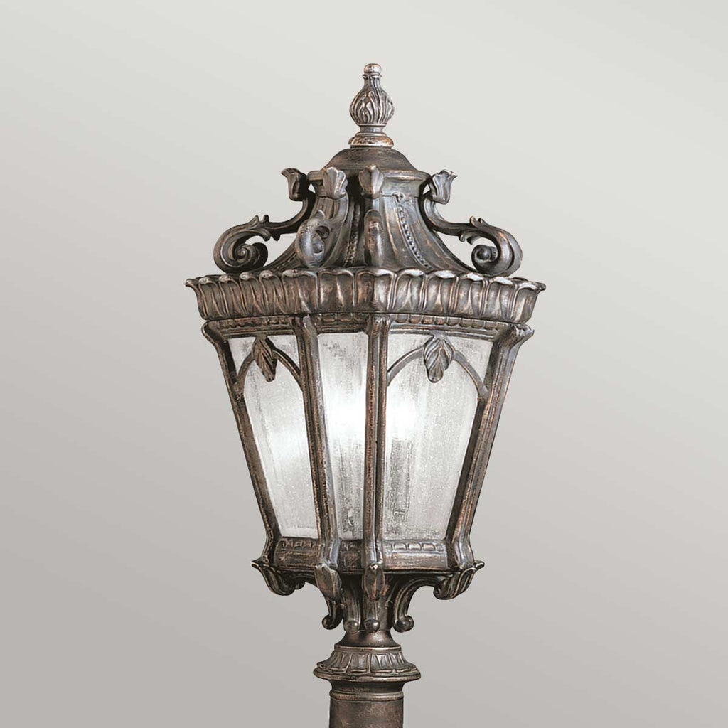 Außen-Stehleuchte Tournai (antik bronzefarbene mit dunkler Patina) 3x - Elstead Lighting