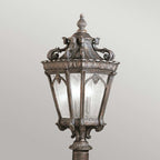 Außen-Stehleuchte Tournai (antik bronzefarbene mit dunkler Patina) 3x - Elstead Lighting